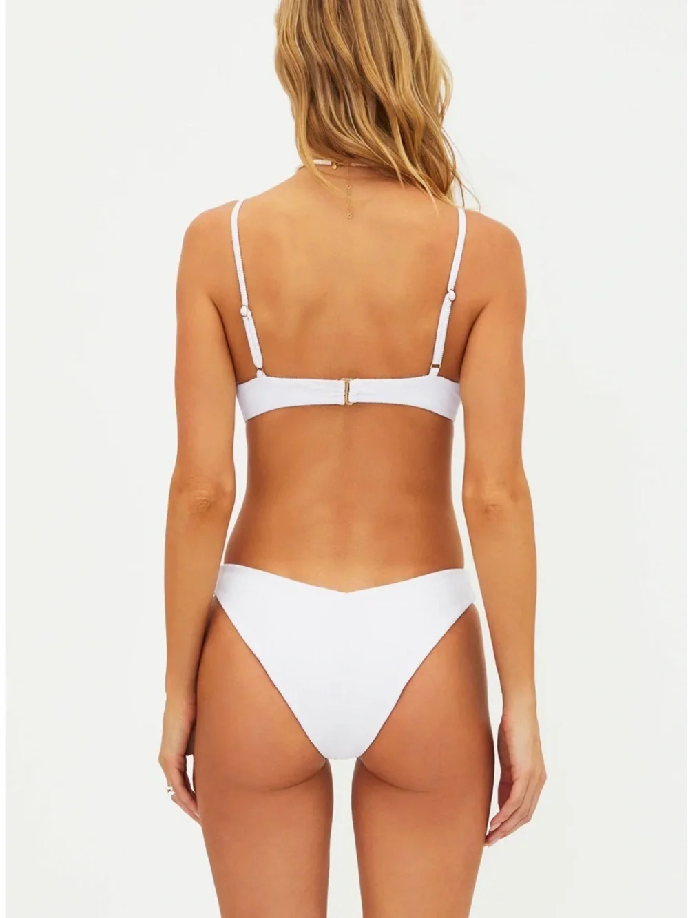 Beach Riot White Ribbed Underwire Bikini Set - Picture 2 of 3